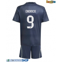 Maglie da calcio Real Madrid Endrick #9 Seconda Maglia Bambino 2025-26 Manica Corta (+ Pantaloni corti)